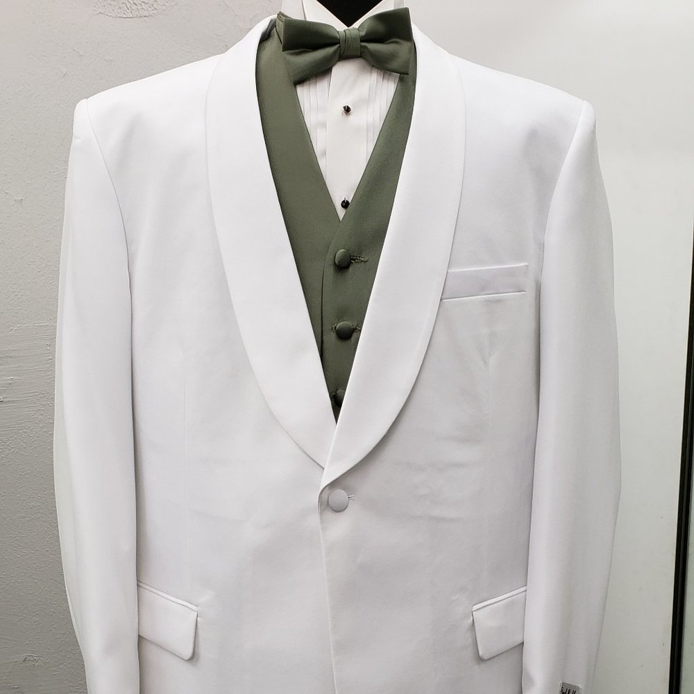 First Nighter White One Button Coat